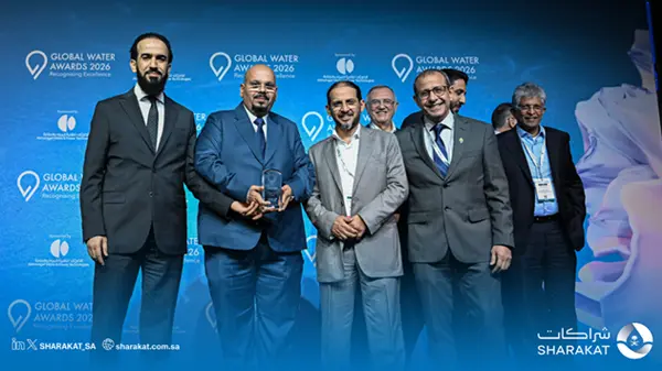 مشروع تحويل الشعيبة 3 المستقل لتحلية المياه يحصل على جائزة "محطة التحلية للعام 2025"، ضمن "جوائز المياه العالمية" التي تقدمها المنظمة الدولية للمياه GWI،